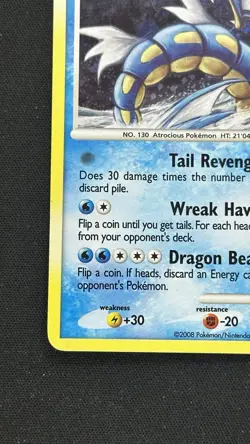 RARE Gyarados Lv.52 19/100 HOLO RARE Diamond & Pearl Stormfront Pokemon Card - Image 5