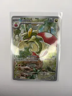 Pokemon Flapple 210/191 Holo Illustration Rare EN Sv08 Surging Sparks HP 80 - Image 1