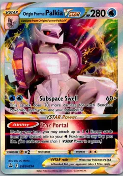 ORIGIN FORME PALKIA VSTAR SWSH254 HOLO PROMO SWORD & SHIELD PROMO POKEMON NM/M - Image 1