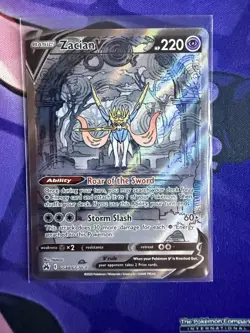 The Pokemon Company Zacian V GG48/GG70 Crown Zenith GG Holo UR 220HP Eng FA - Image 1