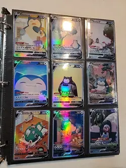 Lot of 9 Custom holo fanart mixed V Pokemon Trading Card Sleeved & Top Loaded!! - Image 3
