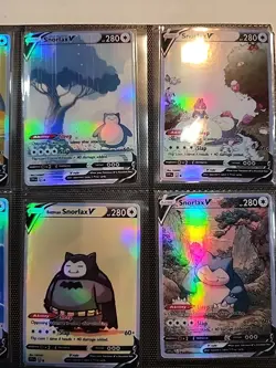 Lot of 9 Custom holo fanart mixed V Pokemon Trading Card Sleeved & Top Loaded!! - Image 5