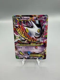 Pokemon TCG M Gengar EX (Mega, Full Art) XY166 XY Promo Holo Psychic 2016 - Image 1