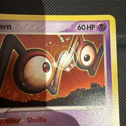 Pokemon TCG Unown N EX Unseen Forces N/28 Secret Holo Rare - Image 3