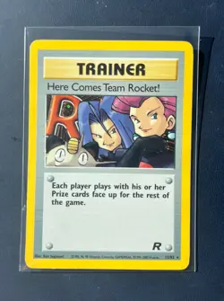 Here Comes Team Rocket! 15/82 Holo Celebrations: Classic Collection Pokemon NM - Image 1