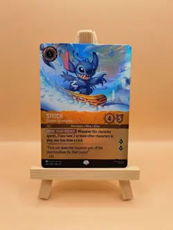 Disney Lorcana Winterspell Stitch - Carefree Snowboarder (Epic) 207/204 NM - Image 1