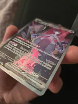 Pokemon TCG Destined Rivals Team Rocket's Mewtwo EX SIR 231/182 - Image 4