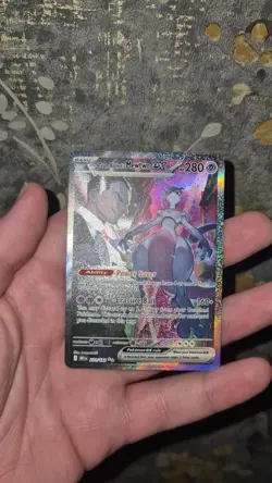 Pokemon TCG Destined Rivals Team Rocket's Mewtwo EX SIR 231/182 MINT CONDITION - Image 2