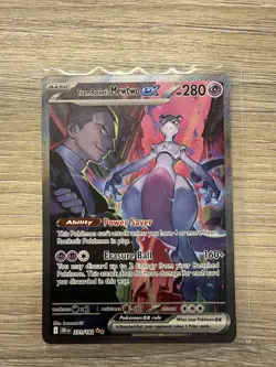 Pokemon TCG Team Rocket's Mewtwo ex 231/182 Destined Rivals SIR - Image 1