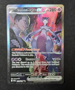 Pokemon TCG Team Rocket's Mewtwo ex 231/182 Destined Rivals SIR - Image 2