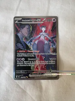 Pokemon TCG Team Rocket's Mewtwo ex 231/182 Destined Rivals SIR - Image 2