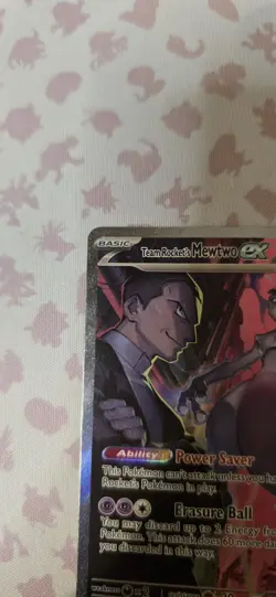 Team Rocket's Mewtwo ex 231/182 SIR Destined Rivals Pokemon Card TCG - Image 2