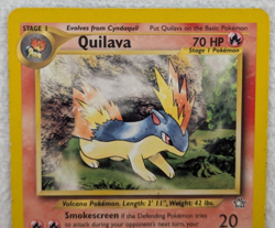 2000 Quilava #47 Neo Genesis Regular Pokemon Card Uncommon - Image 2