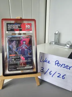 Pokemon TCG Team Rocket's Mewtwo EX Destined Rivals 231/182 Illustration Ace 10 - Image 1