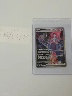 Pokemon TCG Destined Rivals Team Rocket's Mewtwo EX 231/182 - Pack Fresh - Image 1