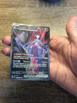 Pokemon TCG Team Rocket's Mewtwo EX Destined Rivals 231/182 SIR Mint Condition - Image 5