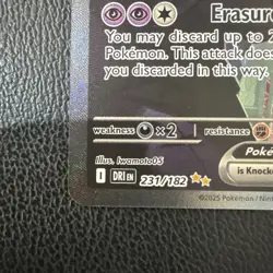 Pokemon TCG Team Rocket's Mewtwo EX 231/182 English Mint Condition - Image 2