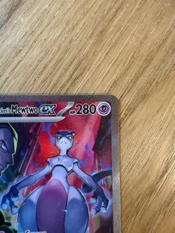 Pokemon TCG Team Rocket's Mewtwo EX 231/182 English Mint Condition - Image 3