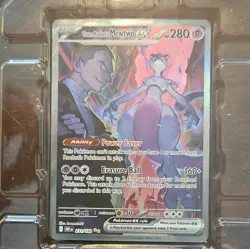 The Pokemon Company Pokemon TCG Team Rocket's Mewtwo ex #231/182 280 HP SIR Holo - Image 1