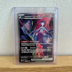 Team Rocket's Mewtwo ex 231/182 Holo Ultra Rare Pokemon TCG - Image 1