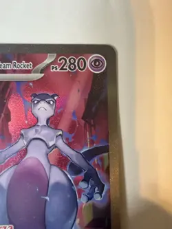 Pokemon TCG Team Rocket's Mewtwo ex 231/182 Destined Rivals SIR Holo (Italian) - Image 3