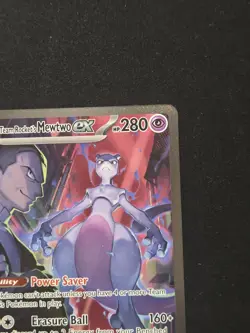Pokemon TCG Destined Rivals Team Rocket's Mewtwo EX 231/182 Near Mint - Image 5