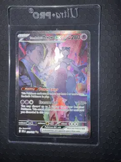 2025 Pokemon TCG: Destined Rivals - Team Rocket's Mewtwo ex SIR #231/182 NM - Image 1