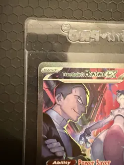 2025 Pokemon TCG: Destined Rivals - Team Rocket's Mewtwo ex SIR #231/182 NM - Image 3
