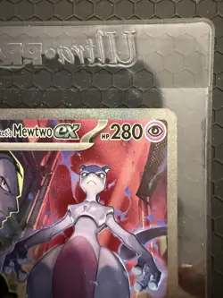 2025 Pokemon TCG: Destined Rivals - Team Rocket's Mewtwo ex SIR #231/182 NM - Image 4