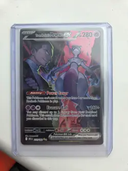 Pokemon TCG Team Rocket's Mewtwo EX Destined Rivals 231/182 Near Mint Condition - Image 1