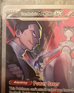 Pokemon TCG Destined Rivals Team Rocket's Mewtwo EX Card 231/182 Mint Condition - Image 5