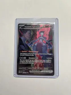 Pokemon TCG Team Rocket's Mewtwo EX Destined Rivals Card 231/182 - Image 1