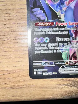 Pokemon TCG Team Rocket's Mewtwo ex 231/182 Full Art Holo 280 HP - Image 4