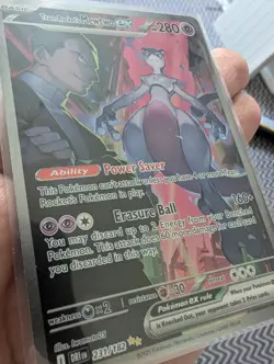 Pokemon TCG Team Rocket's Mewtwo EX Destined Rivals 231/182 Mint Condition - Image 3