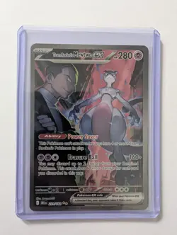 Pokemon TCG Team Rocket's Mewtwo EX Destined Rivals 231/182 Mint Condition - Image 4