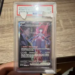Pokemon TCG Team Rocket's Mewtwo EX Destined Rivals 231/182 - PSA 9 - Image 1