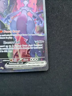 Pokemon TCG Destined Rivals Team Rocket's Mewtwo EX Sir 231/182 - Image 5