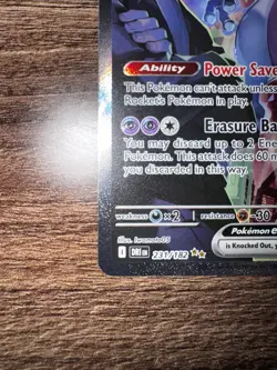 Pokemon TCG Destined Rivals Team Rocket's Mewtwo EX Full Art Card 231/182 NM - Image 4