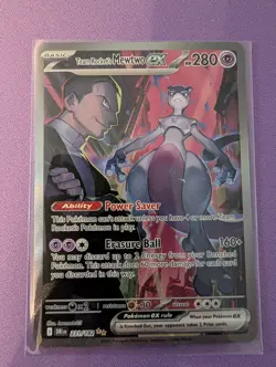 Pokemon TCG - Destined Rivals - Team Rocket's Mewtwo ex - 231/182 SIR - Image 1