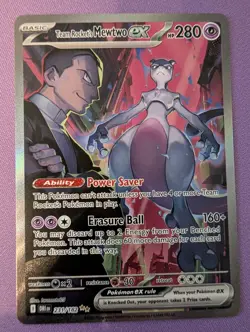 Pokemon TCG - Destined Rivals - Team Rocket's Mewtwo ex - 231/182 SIR - Image 2