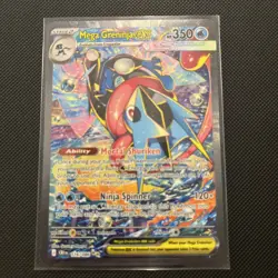 Pokemon TCG Mega Greninja EX 116/086 Chaos Rising 2026 - Image 1