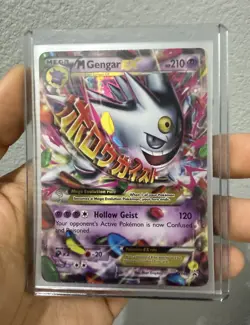 M Gengar EX XY166 (XY) Promo Holo Pokemon TCG Card 210 HP Hollow Geist 120 - Image 1