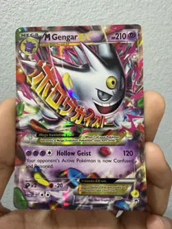 M Gengar EX XY166 (XY) Promo Holo Pokemon TCG Card 210 HP Hollow Geist 120 - Image 2