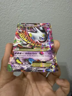 M Gengar EX XY166 (XY) Promo Holo Pokemon TCG Card 210 HP Hollow Geist 120 - Image 4