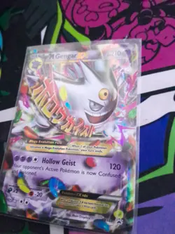 Lp Mega M Gengar EX - XY166 TCG Pokemon Card - XY Phantom Forces Holo Promo - Image 1