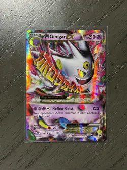 Pokemon TCG M Gengar EX XY166 Holo Full Art Black Star Promo - Image 1
