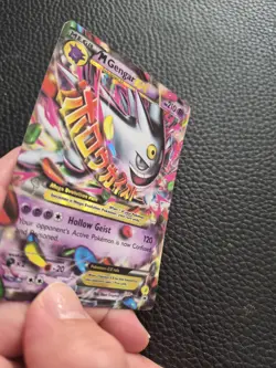 Pokemon M Gengar EX XY166 Black Star Promo Full Art Holo Card - Image 3