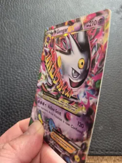 Pokemon M Gengar EX XY166 Black Star Promo Full Art Holo Card - Image 4