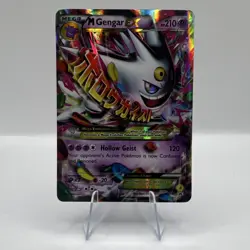 Pokemon TCG M Gengar EX XY166 XY-P: Xy Promos Promo Full Art Holo English - Image 1