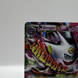 Pokemon TCG M Gengar EX XY166 XY-P: Xy Promos Promo Full Art Holo English - Image 2